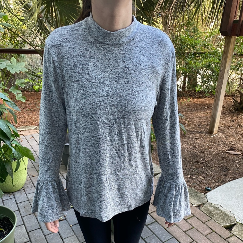 For the Republic Flare Cuff Blouse